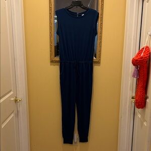 Navy Blue Women's Jumpsuit